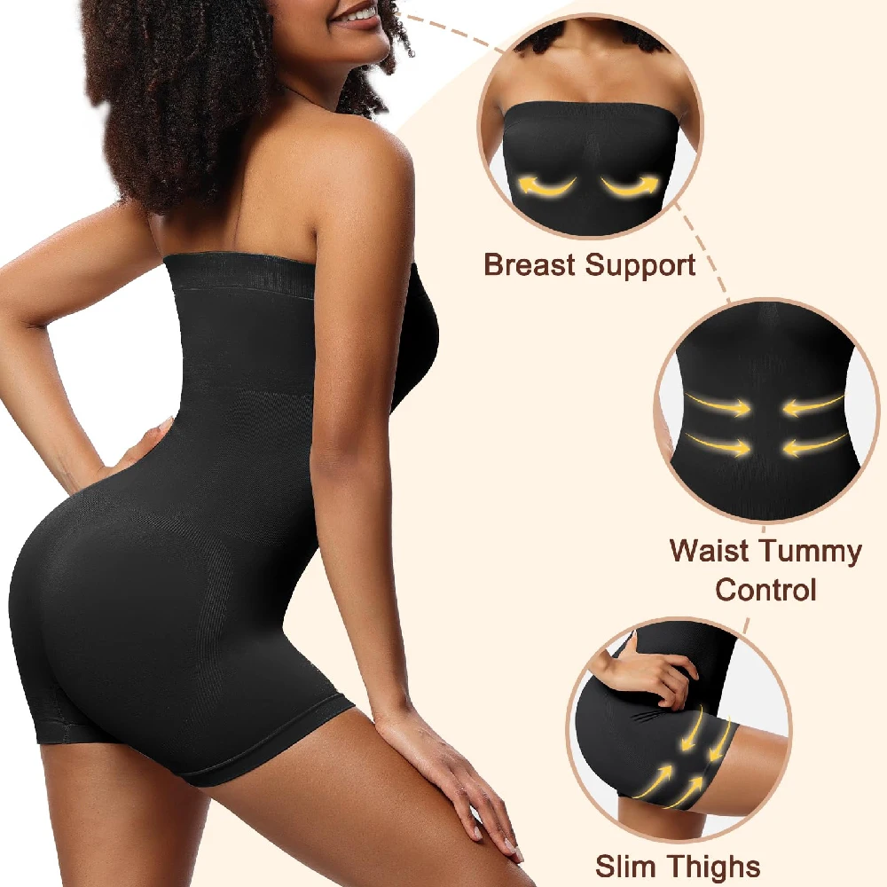 1枚入り、お腹を引き締め、ヒップアップ効果のあるボディスーツ - Shapewear Bodysuit Firm のレビューと価格